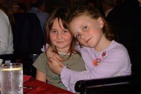 Mariette & her friend Chloe.